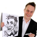 Rich Russell caricaturist from aurorascarnival.co.uk