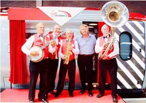 Eureka Jazz with Richard Branson and Virgin Trains.