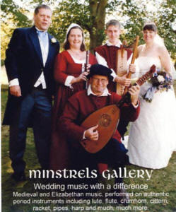 Minstrels Gallery music for weddings