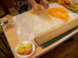 Preparing for Felt Making