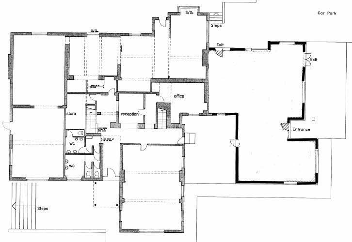 The present Ground Floor Plan