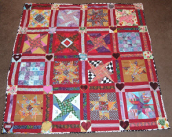 The finished quilt