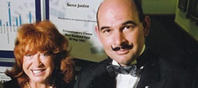 Hercule Poirot with Lynda La Plante