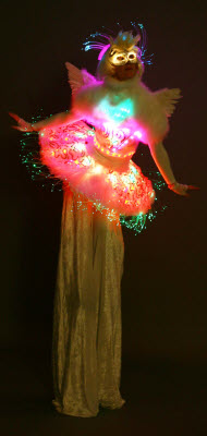 LED coloured angel