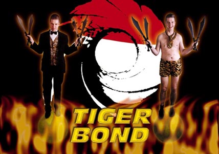 Andy Wood's alter ego - Tiger Bond.