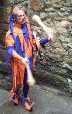 Kris the Juggling Jester - perfect for Medieval Weddings & Banquets.