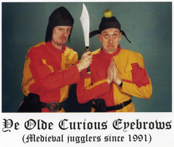 Curious Eyebrows Medieval jugglers
