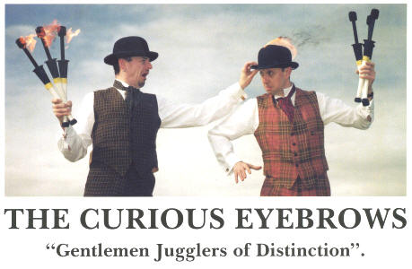 Curious Eyebrows Gentlemen Jugglers