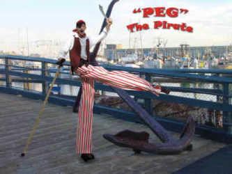 Peg the Pirate - great nautical entertainment.
