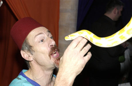 Mustapha Payne snake charmer