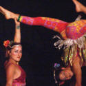 Acrobatic flower faries from circusperformers.co.uk and Auroras Carnival