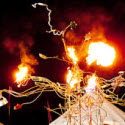 Fire sculpture  from circusperformers.co.uk and Auroras Carnival
