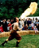 Fire Breathing at a family show.